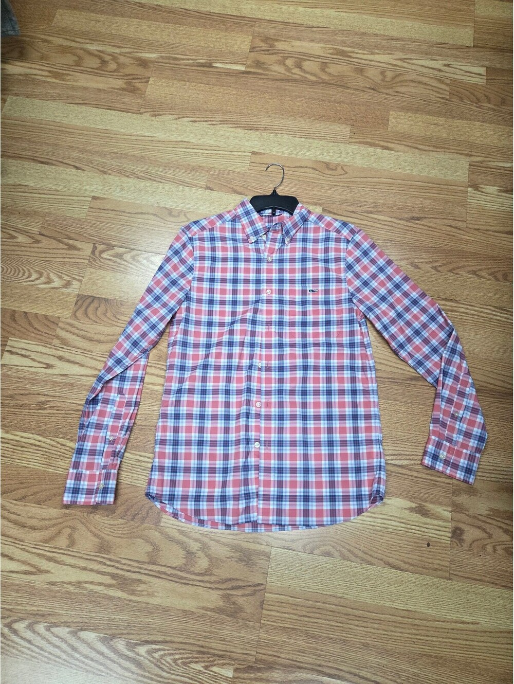 Vineyard Vines OTG Performance Plaid Button-Down Shirt XS lightweight